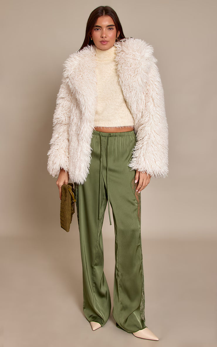 Get 60% off Satin Lace-Up Pants today only ✨🖤