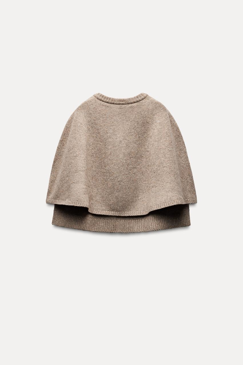 Get 60% off Knit Cape Jacket today only 🧥✨