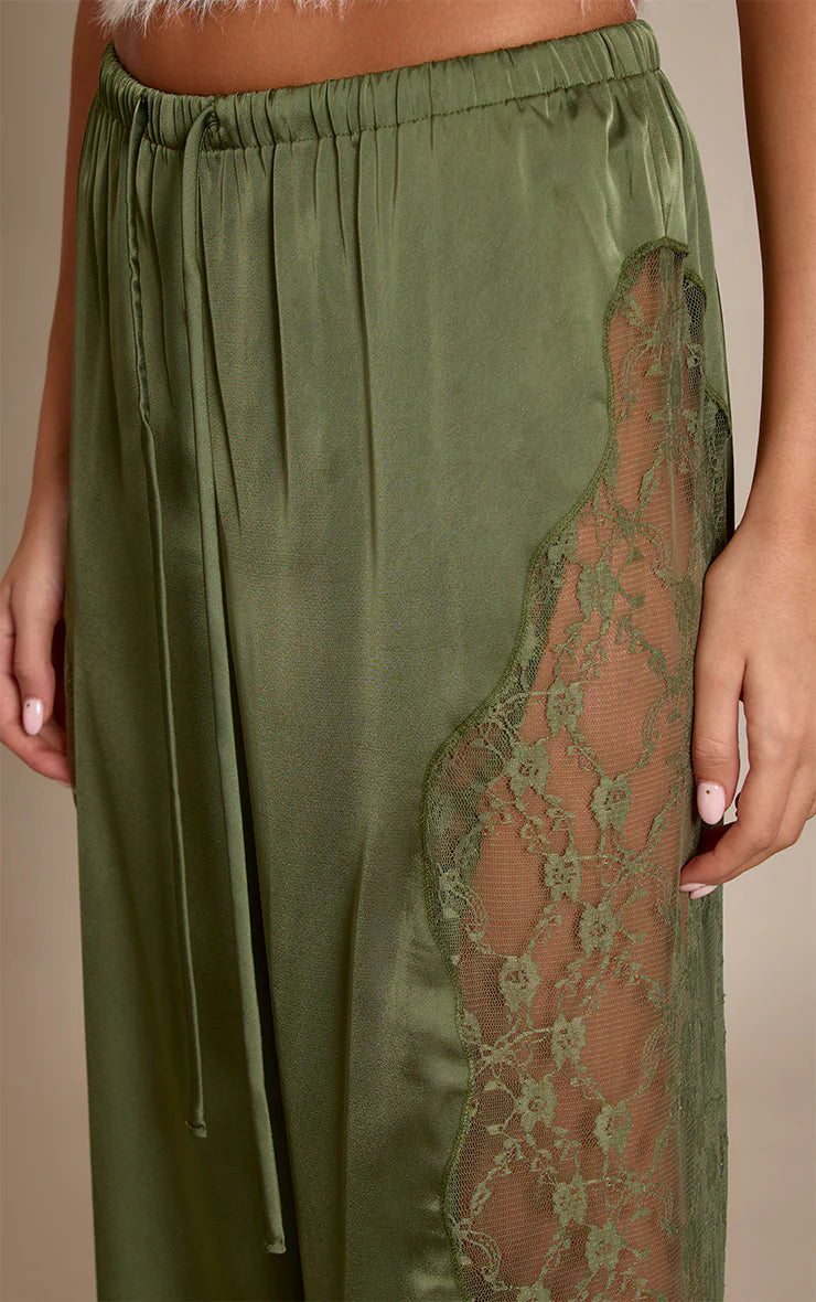 Get 60% off Satin Lace-Up Pants today only ✨🖤