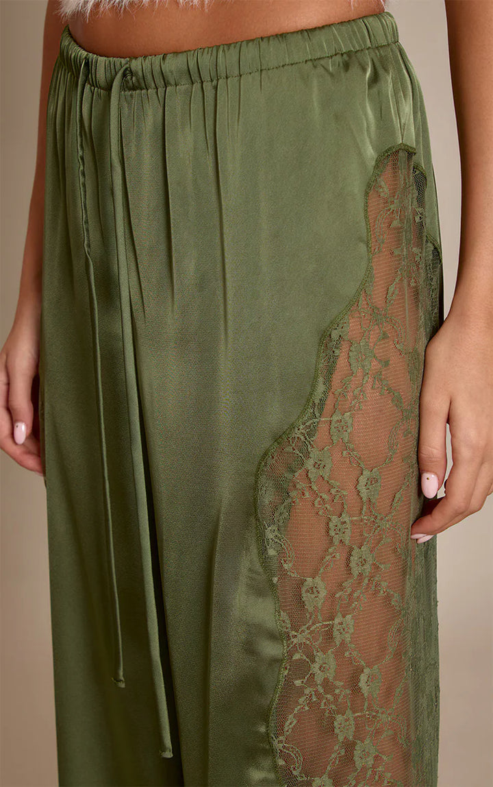 Get 60% off Satin Lace-Up Pants today only ✨🖤