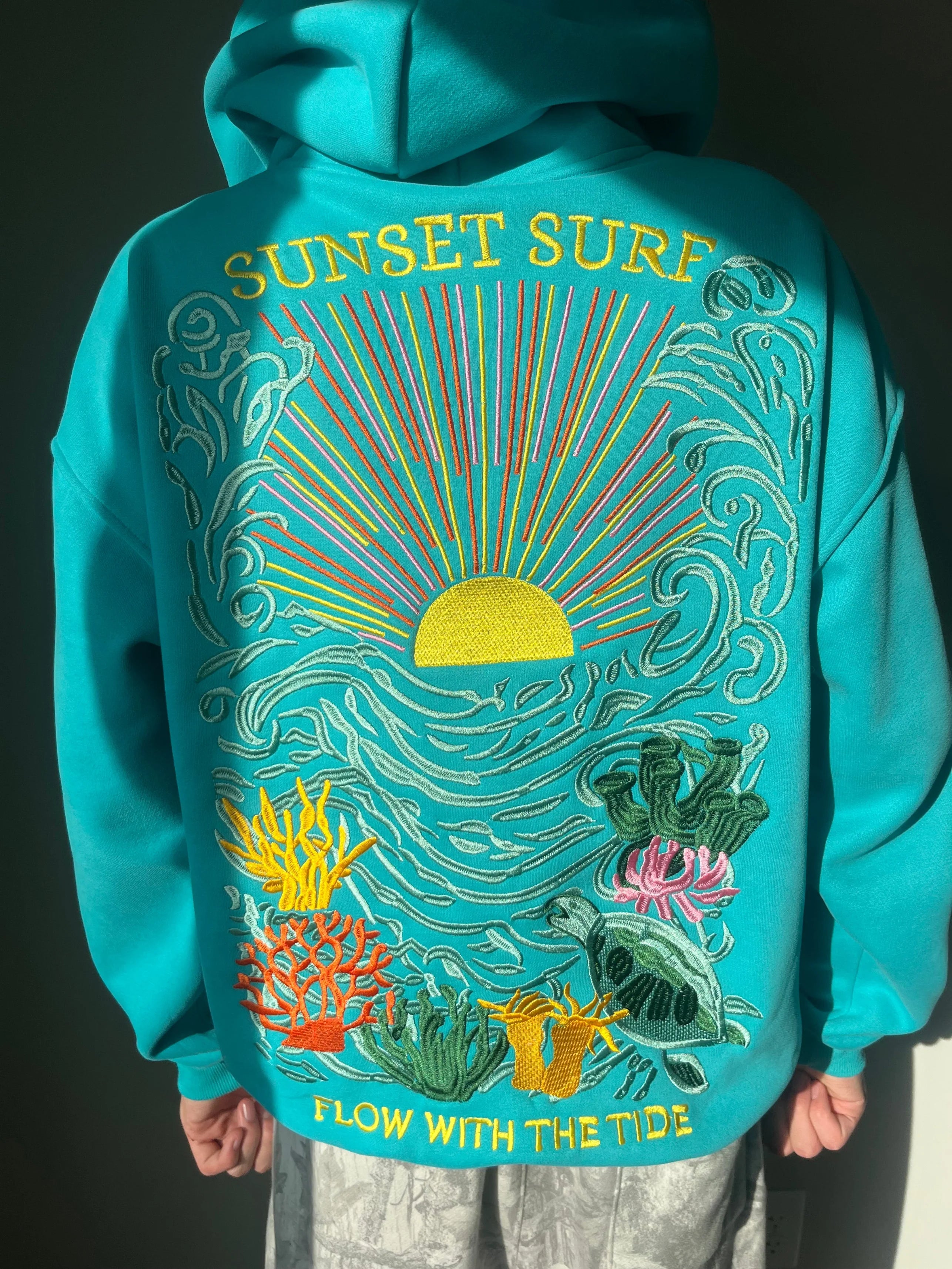 Get 60% off Sunset Hoodie today only 🌅🌊